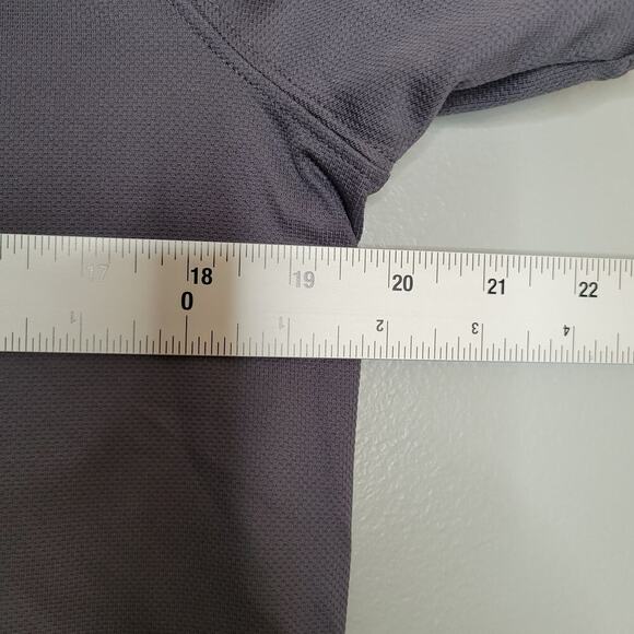 LL Bean polo women's size‎ M gray short sleeve tee AVG business casual outdoors - Picture 5 of 6